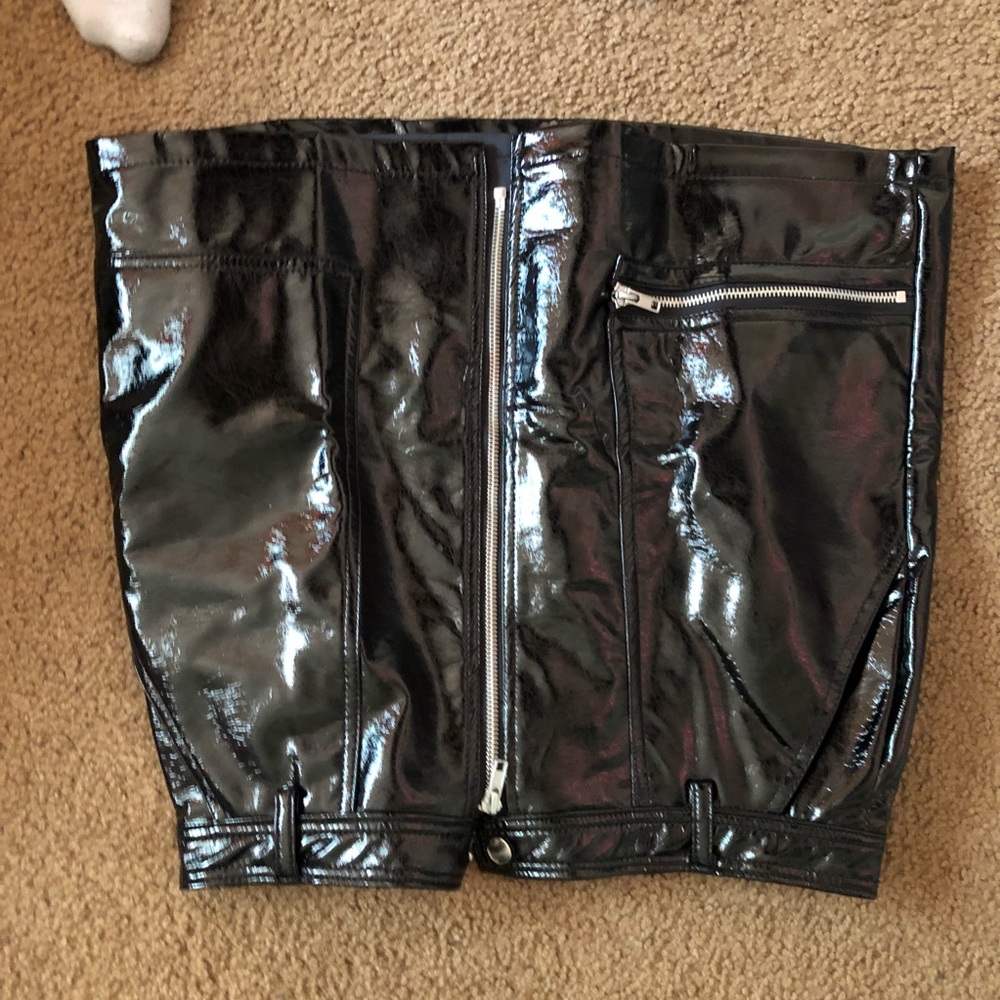 Faux Leather Urban Outfitters Skirt